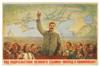 VARIOUS DESIGNERS. [STALIN.] Group of 5 posters. Circa 1950s. Sizes vary.